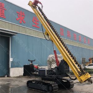 直銷(xiāo)光伏履帶鉆孔機，螺旋光伏鉆孔機